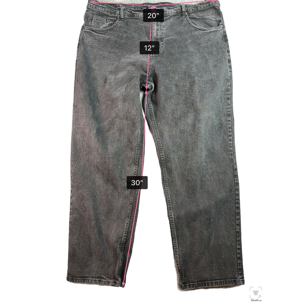 Mens Architect Jean Company Jeans | Waist 40 | Black Faded Straight Leg Denim - Picture 4 of 14
